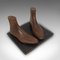 Calzado de zapato inglés antiguo de madera de haya, años 10, Imagen 7
