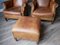 Vintage Sheepskin Leather Wingback Lounge Chairs by Nico van Oorschot for Nico van Oorschot, Set of 3 13