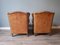 Vintage Sheepskin Leather Wingback Lounge Chairs by Nico van Oorschot for Nico van Oorschot, Set of 3 9