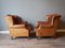 Vintage Sheepskin Leather Wingback Lounge Chairs by Nico van Oorschot for Nico van Oorschot, Set of 3 8