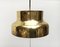 Mid-Century Bumling Brass Ceiling Lamp by Anders Pehrson for Ateljé Lyktan, 1960s 16