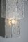 Lámpara de araña vintage de vidrio y latón, años 60, Imagen 5