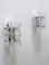 Mid-Century Modern Crystal Glass Sconces from Kinkeldey, 1960s, Set of 2 7