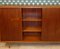 Libreria in teak con secretaire, anni '60, Immagine 5