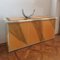 American Lacquered Faux Marble Sideboard, 1970s 11