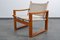 Mid-Century Mahogany Safari Armchair by Børge Jensen for Bernstorffsminde Møbelfabrik, Image 7