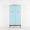 Mid-Century Blue Metal Cabinet 1