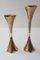 Gold Plated Candleholders from Asmussen, 1960s, Set of 2 3