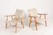 Danish Oak GE260 Lounge Chairs by Hans J. Wegner for Getama, 1960s, Set of 2 1