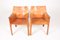 Leather CAB Armchairs by Mario Bellini for Cassina, 1970s, Set of 2, Image 8