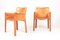 Leather CAB Armchairs by Mario Bellini for Cassina, 1970s, Set of 2, Image 2