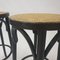 Mid-Century Cane & Bentwood Stools, Set of 2, Image 4