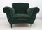 Italian Velvet & Solid Wood Lounge Chairs, 1950s, Set of 2, Image 9