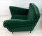 Italian Velvet & Solid Wood Lounge Chairs, 1950s, Set of 2 12