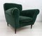 Italian Velvet & Solid Wood Lounge Chairs, 1950s, Set of 2 8