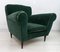 Italian Velvet & Solid Wood Lounge Chairs, 1950s, Set of 2, Image 8
