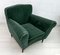 Italian Velvet & Solid Wood Lounge Chairs, 1950s, Set of 2, Image 7