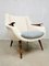 Mid-Century Danish 2-Tone Bouclé Upholstery Lounge Chair 2