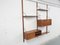 Elm Wall Unit by Poul Cadovius for Royal System, Denmark, 1950s 5