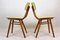 Vintage Formica & Wood Dining Chairs from TON, 1960s, Set of 2 5