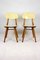 Vintage Formica & Wood Dining Chairs from TON, 1960s, Set of 2 3
