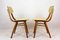 Vintage Formica & Wood Dining Chairs from TON, 1960s, Set of 2 2