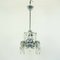 Lámpara de techo vintage de metal cromado de 12 luces de Gaetano Sciolari, años 70, Imagen 3