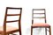 Afrormosia & Velvet Dining Chairs by Richard Hornby for Fyne Ladye, 1960s, Set of 4 3