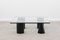 Table Basse Metaphora en Marbre Noir & Verre par Lella & Massimo Vignelli, Italie, 1980s 1