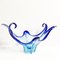 Vintage Blue Murano Glass Vase, 1960s 1