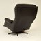 Mid-Century Leather Swivel Lounge Chair from Millbrook Furnishing, 1960s, Image 11