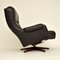 Mid-Century Leather Swivel Lounge Chair from Millbrook Furnishing, 1960s 3