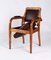 Vintage Barber Chair with Adjustable Back & Swivel Seat from Büsser Möbel, 1920s 7