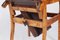 Vintage Frisierstuhl mit verstellbarer Rückenlehne & Drehsitz von Büsser Möbel, 1920er 2