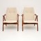 Fauteuils Vintage par Louis Van Teeffelen, Pays-Bas, 1960s, Set de 2 5