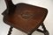 Antique Victorian Welsh Oak Spinning Chair 5