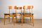 Swedish Beech Wood & Leatherette Side Chairs by Ulferts Tibro, 1960s, Set of 4, Image 2