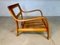 Danish Bentwood & Leather Lounge Chair from Komfort, 1970s 15
