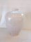 Amphora Vase aus weißem & rosafarbenem Murano Glas von Franco Valmarana, 1970er 1