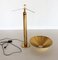 Vintage Brass Floor Lamp with Rotating Brass Shade from Florian Schulz, 1970s 5