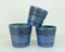 Ceramic Pergamon Flower Pots by Hans Welling for Ceramano, 1960s, Set of 3 3