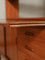 Scandinavian Teak Bookcase with Pull-Out Top, 1950s 6