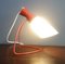 Red Metal & White Glass 1621 Table Lamp by Josef Hurka for Napako, 1960s 3