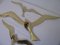 Vintage Brass Bird Wall Decorations, Set of 3 8