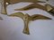 Vintage Brass Bird Wall Decoration, Set of 6, Image 14