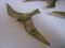 Vintage Brass Bird Wall Decorations, Set of 3, Image 5