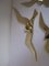Vintage Brass Bird Wall Decoration, Set of 3, Image 9