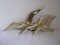 Vintage Brass Bird Wall Decoration, Set of 3, Image 13