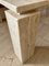 Table Basse Beige en Travertine et Marbre, Italie, 1970s 11