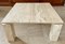 Italian Beige Travertine Marble Coffee Table, 1970s 1